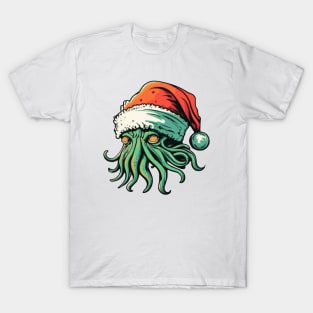 A Portrait of Christmas Cthulhu T-Shirt